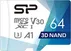 Silicon Power Superior Pro R100/W80 microSDXC 64GB Kit, UHS-I U3, A1, Class 10