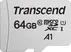 Transcend 300S R100/W20 microSDXC 64GB Kit, UHS-I U1, Class 10