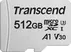 Transcend 300S R100/W85 microSDXC 512GB Kit, UHS-I U3, A1, Class 10