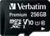 Verbatim Premium 600x R90 microSDXC 256GB Kit, UHS-I U1, Class 10