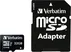 Verbatim Pro U3 R90/W45 microSDHC 32GB Kit, UHS-I U3, Class 10