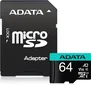 ADATA Premier Pro R100/W80 microSDXC 64GB Kit, UHS-I U3, A2, Class 10