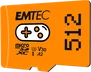 Emtec GAMING R100/W50 microSDXC 512GB, UHS-I U3, A2, Class 10