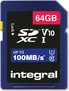 Integral High Speed R100 SDXC 64GB, UHS-I U1, Class 10