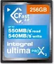 Integral ultima PRO X2 R550/W540 CFast 2.0 CompactFlash Card 256GB