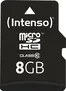 Intenso R20/W12 microSDHC 8GB Kit, Class 10