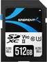 Sabrent Rocket V90 R280/W250 SDXC 512GB, UHS-II U3, Class 10