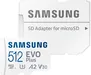 Samsung EVO Plus 2024 R160 microSDXC 512GB Kit, UHS-I U3, A2, Class 10