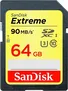 SanDisk Extreme HD Video R90/W40 SDXC 64GB, UHS-I U3, Class 10