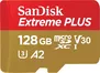 SanDisk Extreme PLUS R170/W90 microSDXC 128GB Kit, UHS-I U3, A2, Class 10