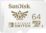 SanDisk Nintendo Switch R100/W60 microSDXC 64GB, UHS-I U3, Class 10