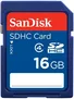 SanDisk SDHC 16GB, Class 4