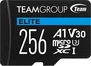 TeamGroup ELITE R90/W45 microSDXC 256GB Kit, UHS-I U3, A1, Class 10