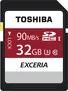 Toshiba Exceria N302 R90 SDHC 32GB, UHS-I U3, Class 10