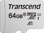 Transcend 300S R100/W20 microSDXC 64GB, UHS-I U1, Class 10