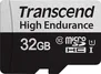 Transcend High Endurance 350V R100/W40 microSDHC 32GB Kit, UHS-I U1, Class 10