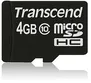 Transcend microSDHC 4GB Kit, Class 10