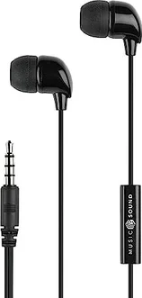 MusicSound colour in-ear 3.5mm jack black