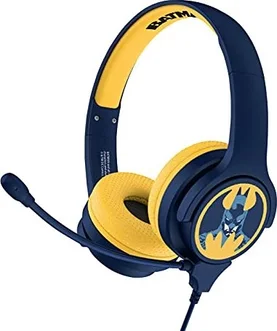 OTL Batman Blue Interactive Kids Study headphones