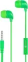 MusicSound colour in-ear 3.5mm jack green