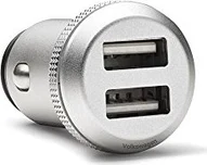 Volkswagen USB charging adapter 2x 2.4A silver