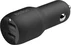 Belkin BoostCharge Dual USB-A автомобільна зарядка 24W + USB-A to micro USB black