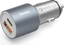 Hama car-quick charger 1x USB-C PD 1x USB-A QC 38W metal silver