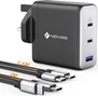 Novoo 120W USB-C charger GaN III black/grey