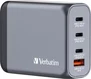 Verbatim 100W GaN charger з 4 connectors grey